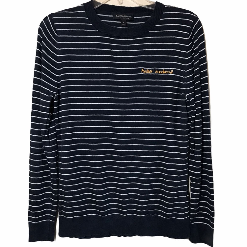BANANA REPUBLIC Silk Cashmere Sweater Lightweight
